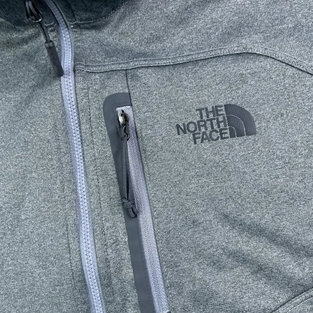 North Face Sweater‎ Mens Medium Grey Canyonlands Half Zip Pullover Tech Fleece